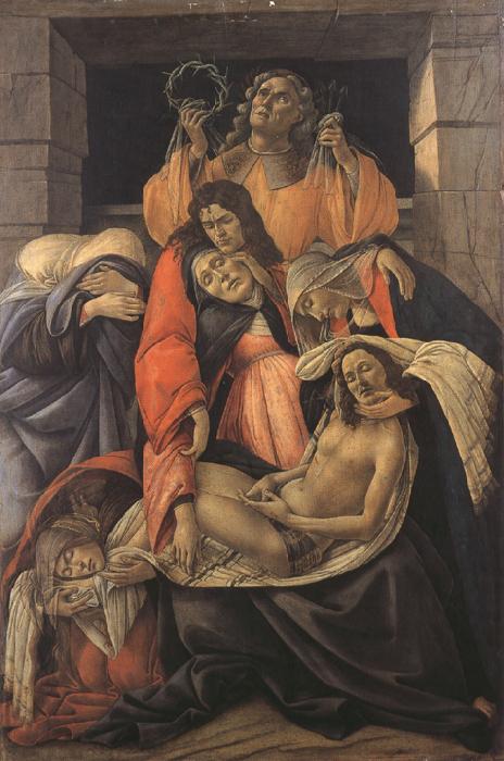 Sandro Botticelli Lament fro Christ Dead (mk36) France oil painting art